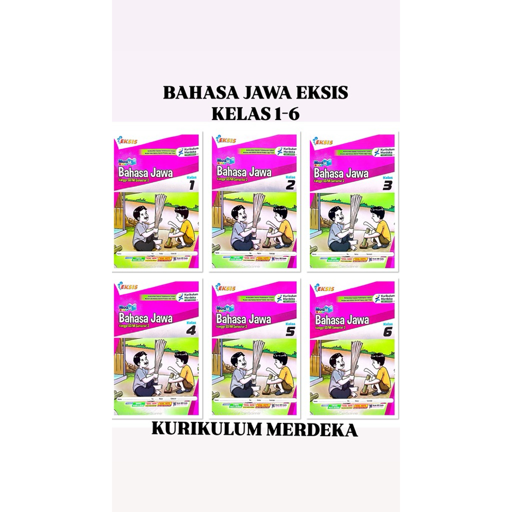 BUKU LKS SD MI BAHASA JAWA KELAS 1 2 3 4 5 6 KURIKULUM MERDEKA SEMESTER 2 TA 2025-2026|EKSIS|