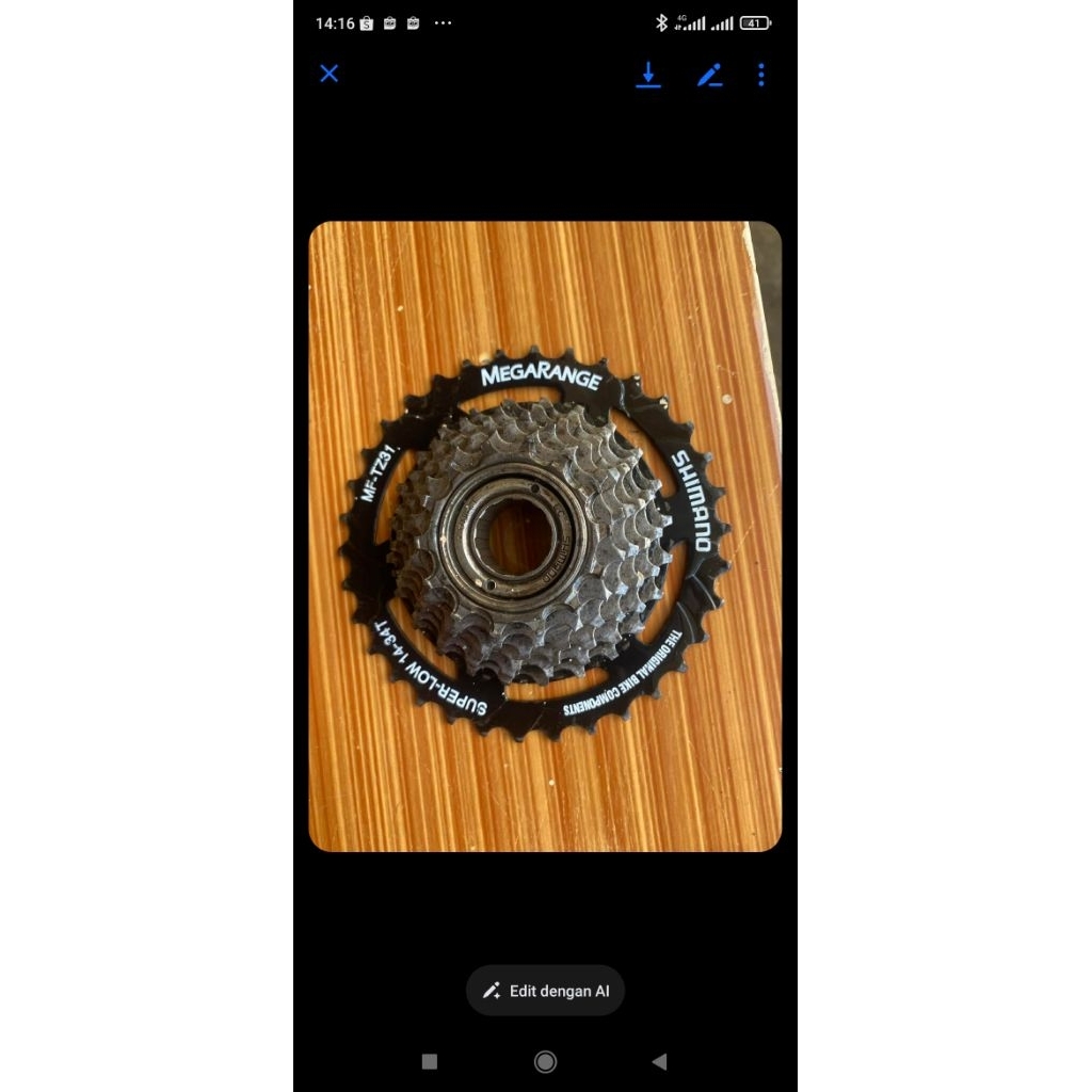 gir shimano megarange 7 speed