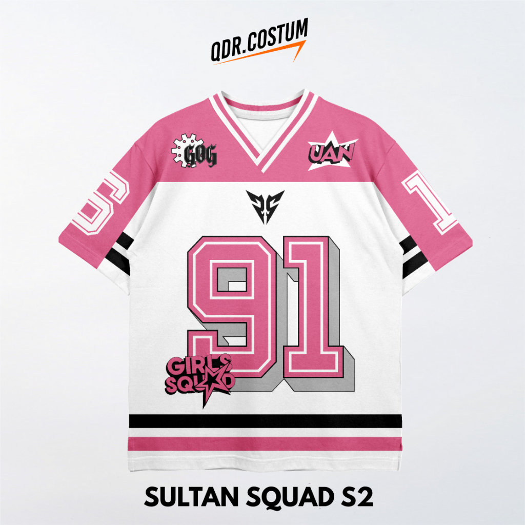 JERSEY SULTAN SQUAD SEASONS 2 ELLEN AILI MAYA RISA PINK
