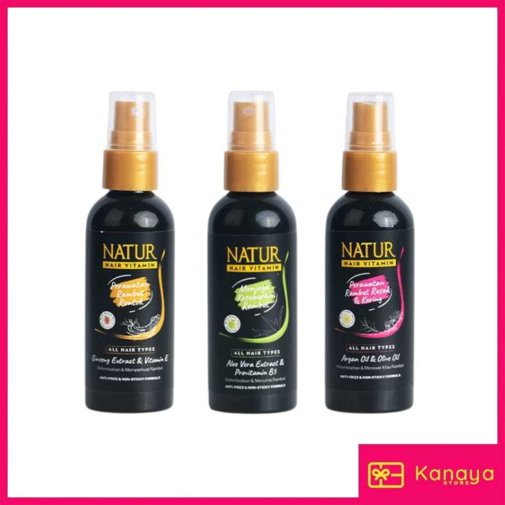 (BISA COD) Natur Hair Vitamin 80 ml