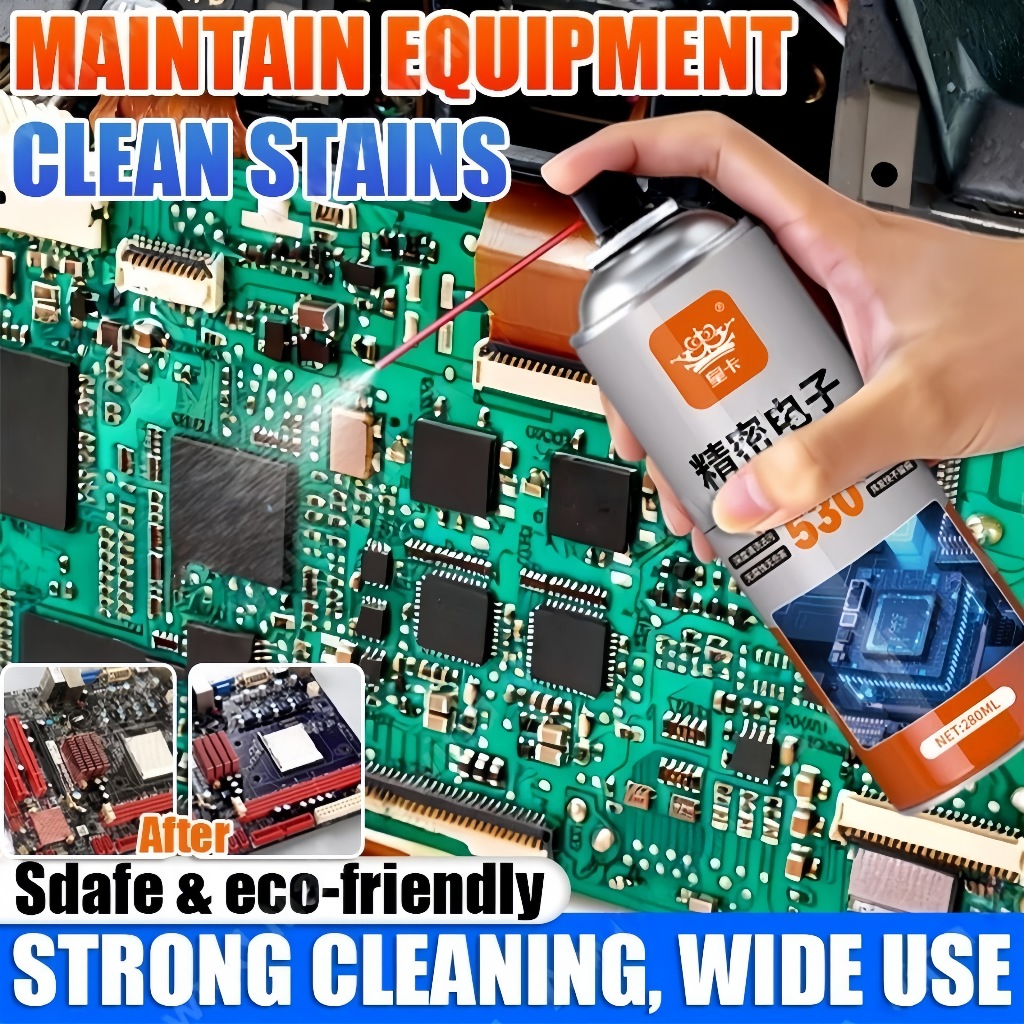 Contact cleaner elektronik semprot pembersih laptop pcb potensio komponen & mainboard karat elektron
