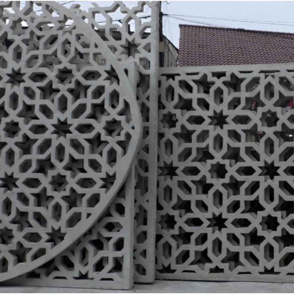 PRODUKSI KRAWANGAN GRC MASJID UKURAN BESAR CUSTOM