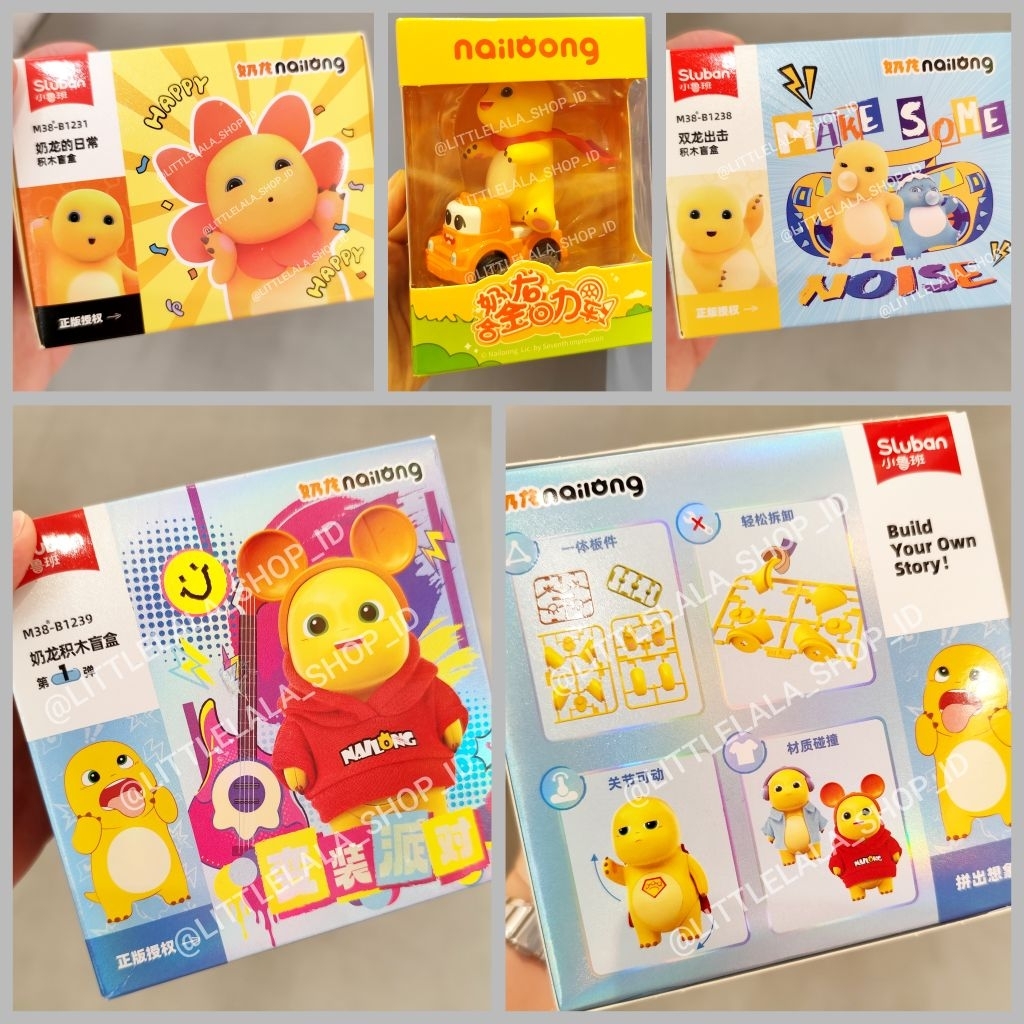 Mainan Nailong Original Sluban | Build Your Own StoryKoleksi mainan Nailong lucu dan ekspresif/maina