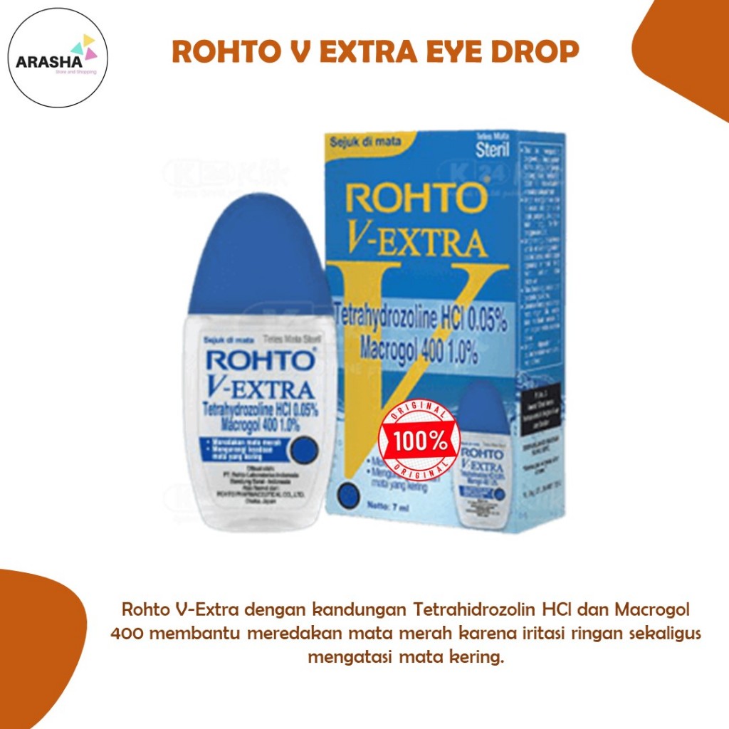 Rohto V-EXTRA Eye Drop 7ml / Rohto V Extra