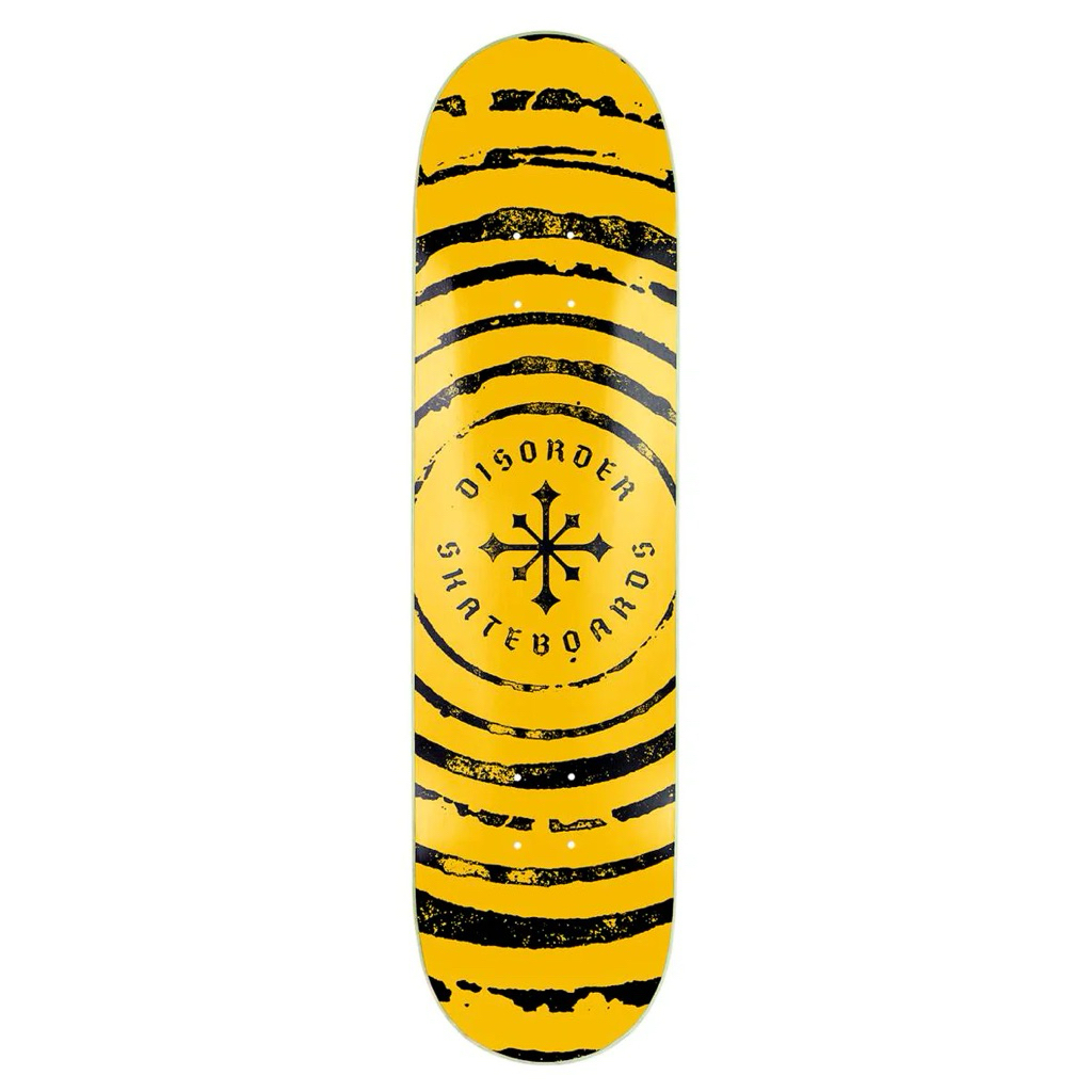 Disorder Skateboards 8.0 / 8.125 Yellow Spun Deck