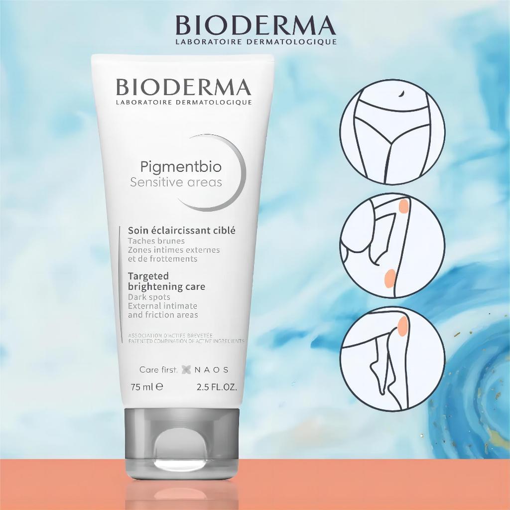 Bioderma Pigmentbio Sensitive Areas 75ml - Krim Pencerah Area Sensitif Ketiak & Selangkangan