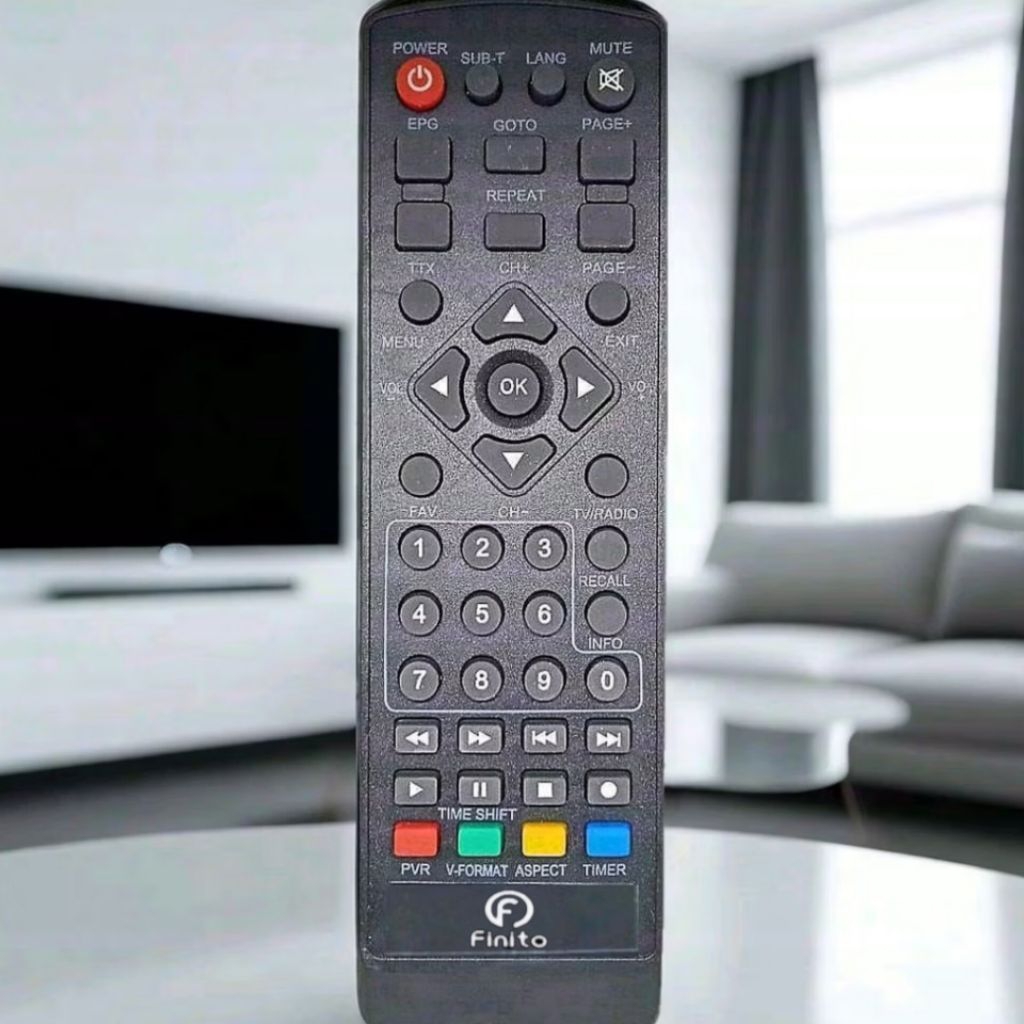 Remot remote STB FINITO langsung pakai tanpa setting