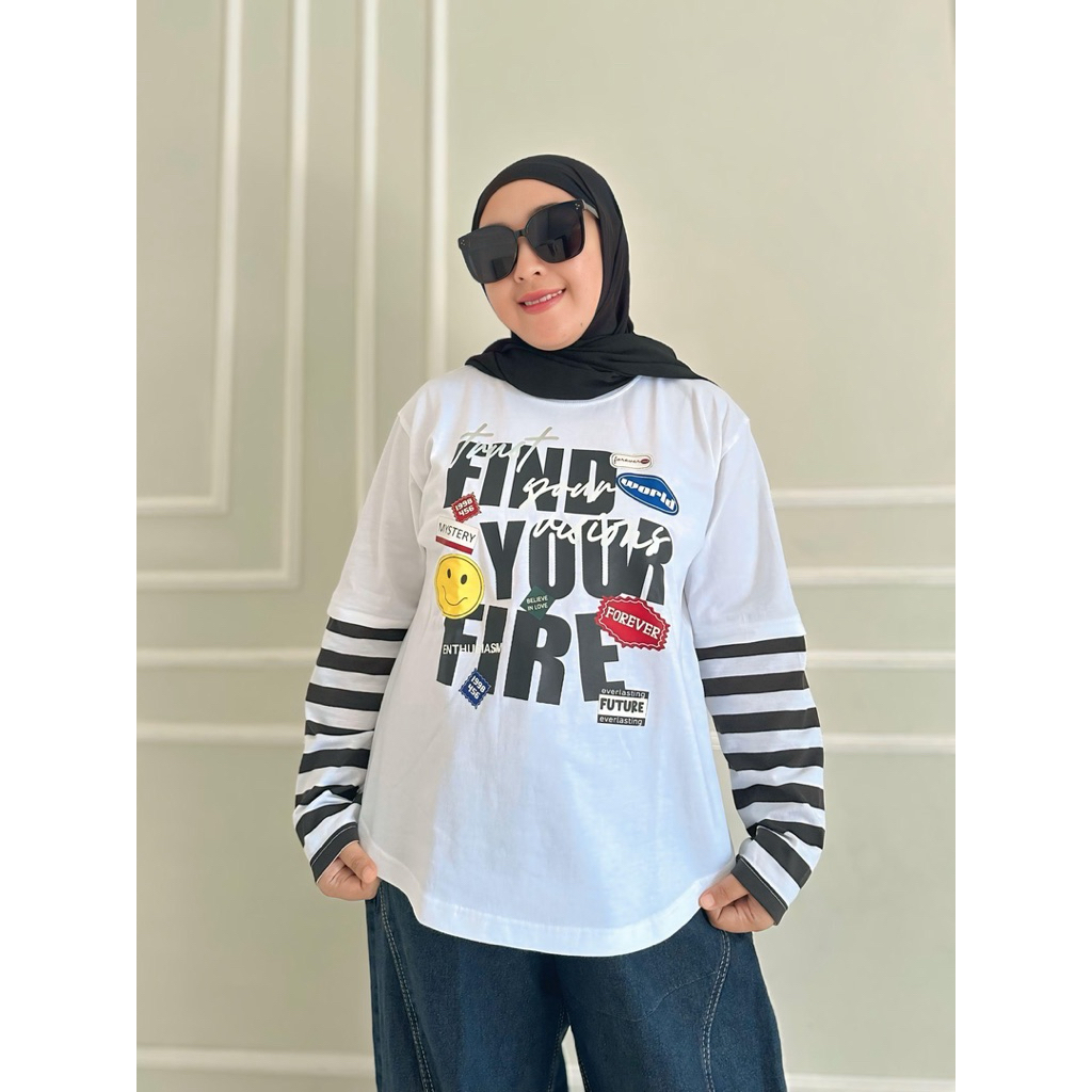 kaos oversize oval by september