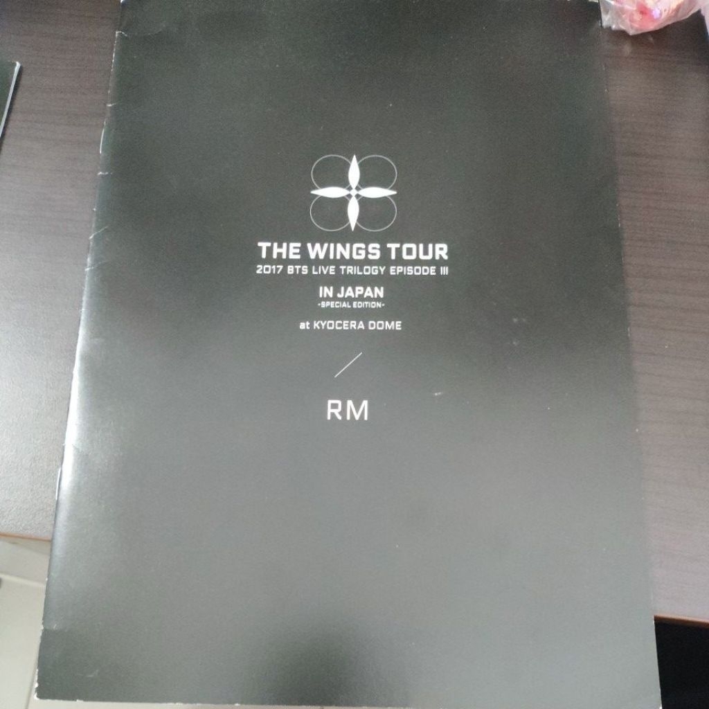 BTS The Wings Tour 2017 in Japan at Kyocera Dome RM Namjun photobook