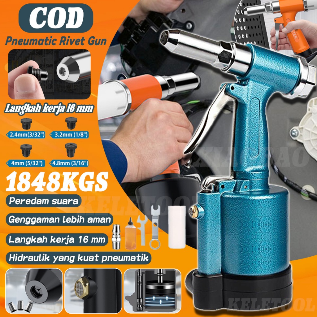 Pneumatic Rivet Gun Air Hydraulic Riveter Professional Tang Rivet Pneumatic Riveting Gun Air Tang Pa