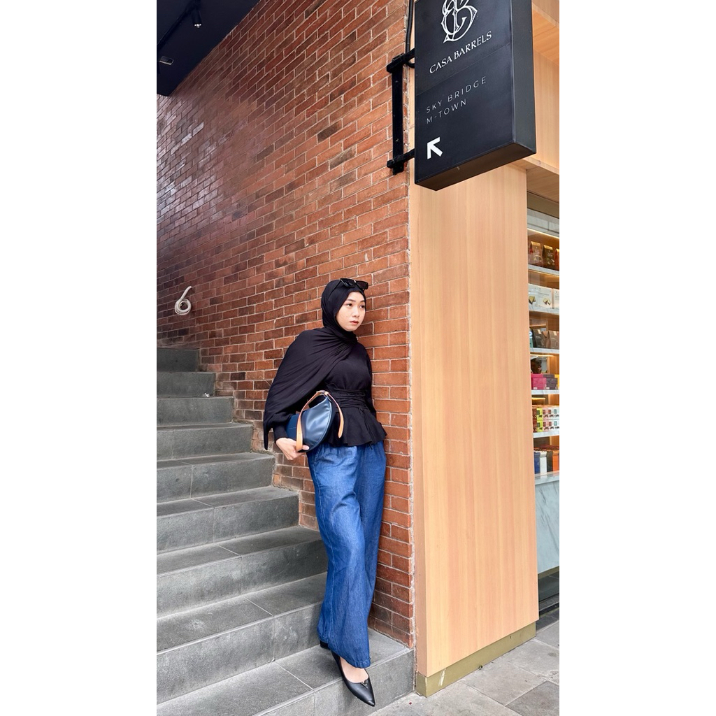 Hijab Persegi Panjang Tencel