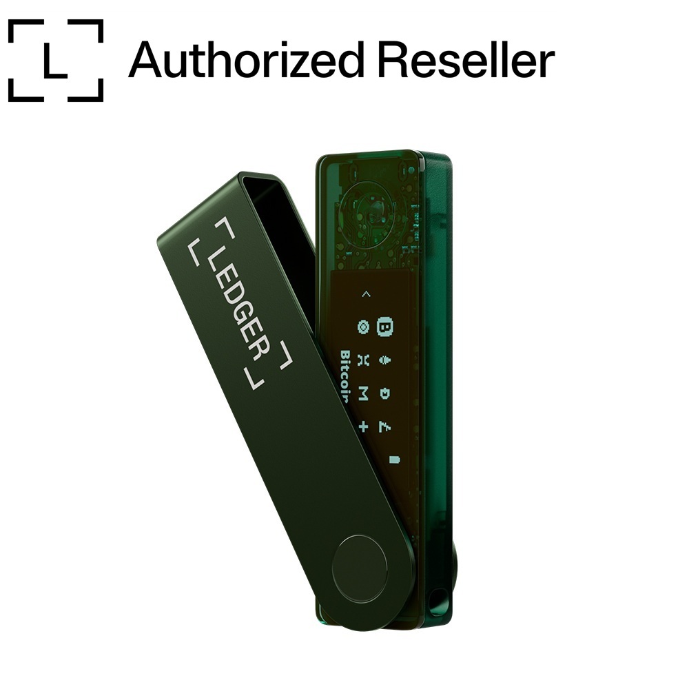 Ledger Nano X Emerald Green Crypto Hardware Wallet