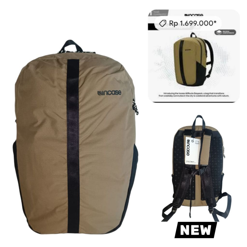 Incase Allroute Daypack Backpack Desert Sand New Original