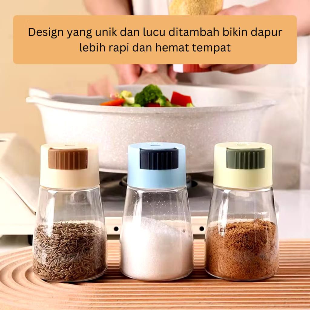Botol Garam Tabur Plastik Botol Bumbu Dapur Dispenser Bumbu Masak Botol Bumbu Masak Tabur