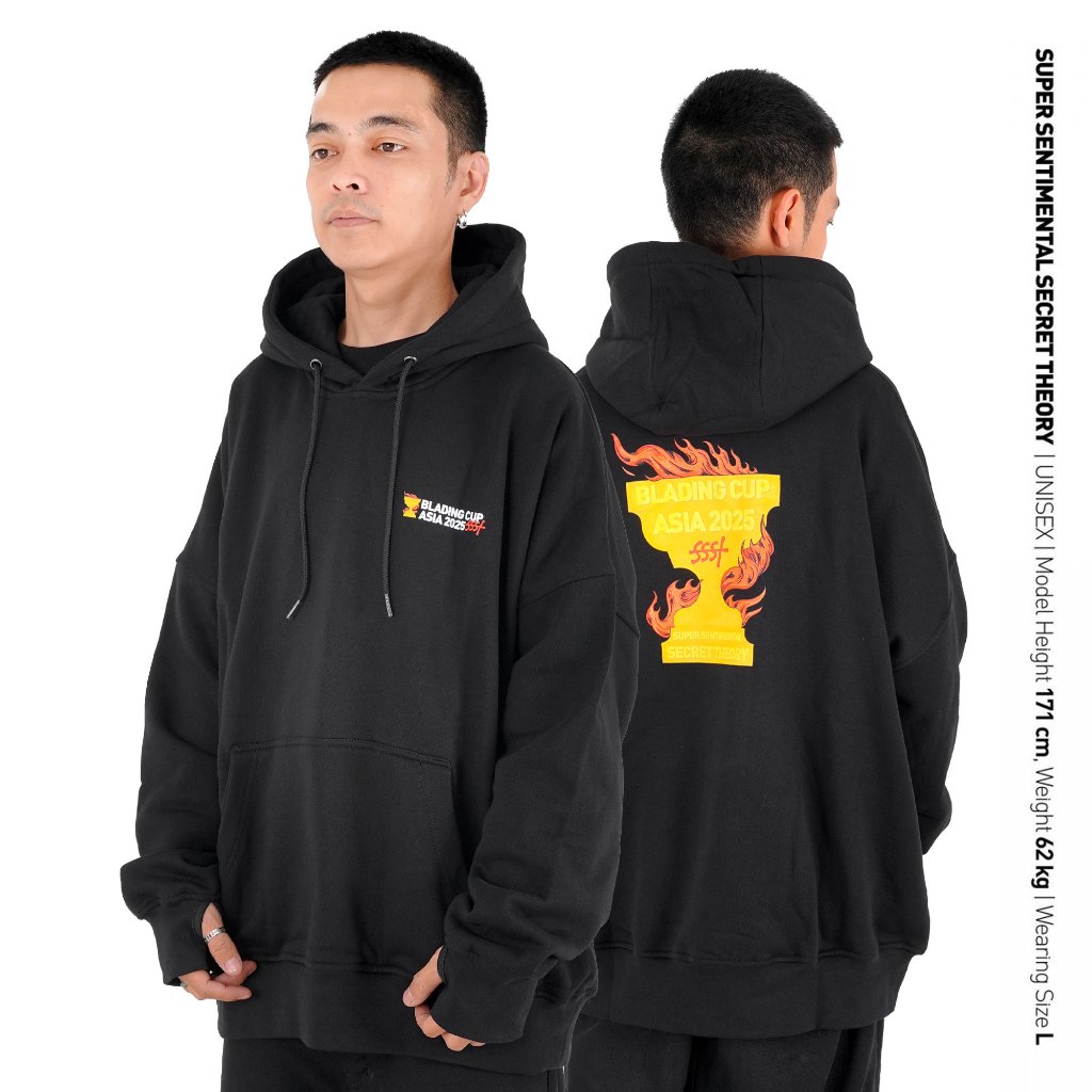 SSST Official Merchandise Blading Cup Asia 2025 Hoodie Black