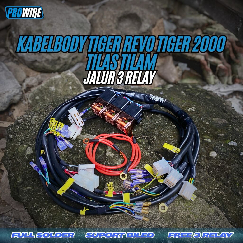 KABEL BODY TIGER REVO/TILAM/TILAS CUSTOM/RINGKESAN BONUS 3 RELAY