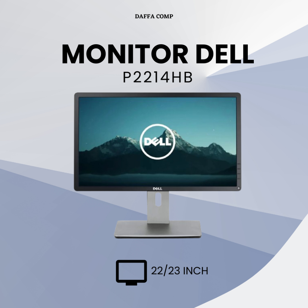 Monitor Dell P2214HB 22 Inch 23 Inch Layar Full HD Murah Bergaransi