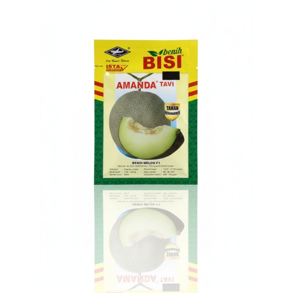 BIBIT MELON HIBRIDA BENIH BISI AMANDA TAVI F1, CAP KAPAL TERBANG.