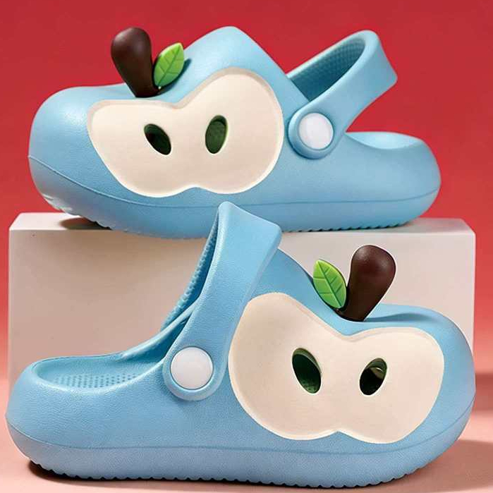 BARU BARU UTAMA  Apple Sandal Baim Anak dan Dewasa 24-41 Sandal Wanita Terbaru 2025 Karet Sandal Cew