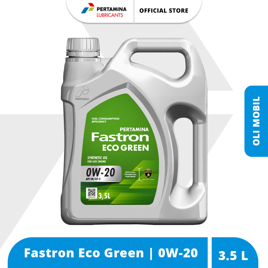 PERTAMINA Fastron Eco Green Series [ Oli Mobil 3.5 L ]