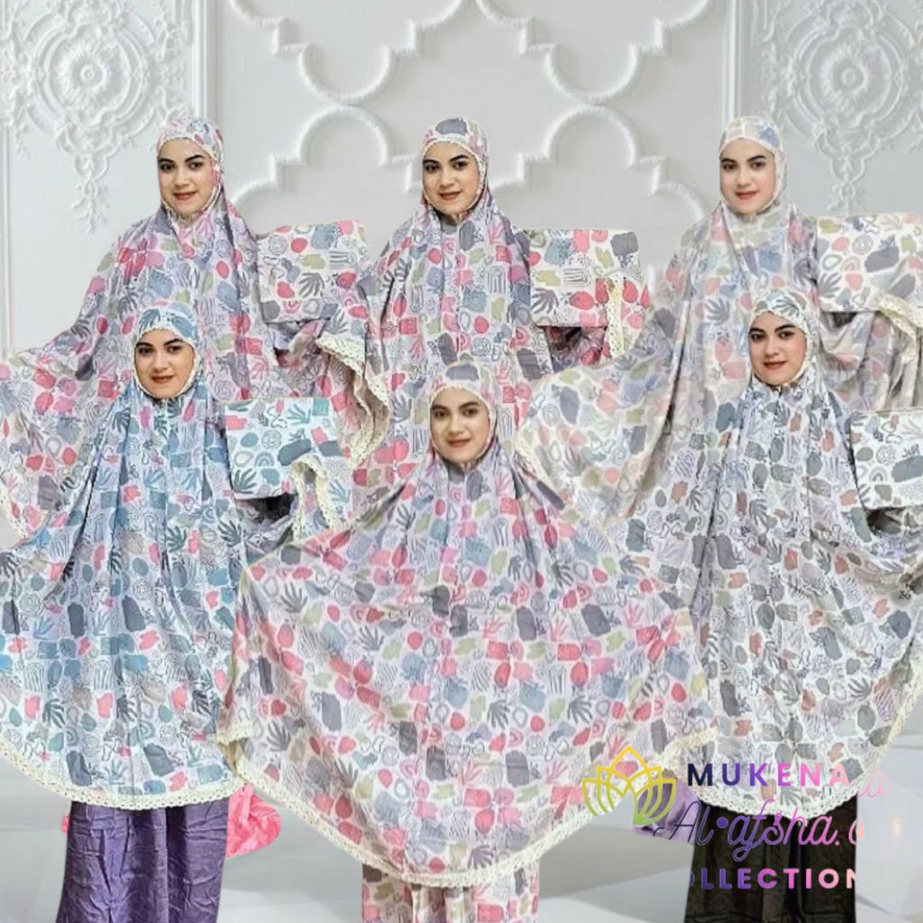 POLY RAYON PREMIUM MUKENA DEWASA BY AL•AFSHA.CO
