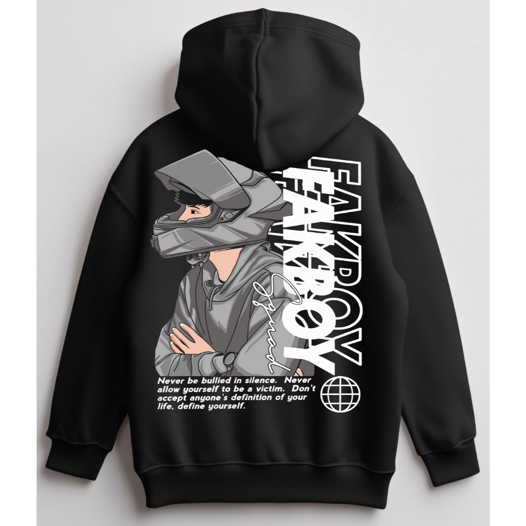 COD Sweater Hoodie FAKBOY Pria Wanita Switer Cowok Premium Distro/Jaket Polos Pria