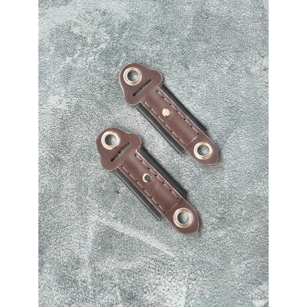 Angklet Burung Elang, Burung Hantu Dobel Layer (Kulit Sapi)