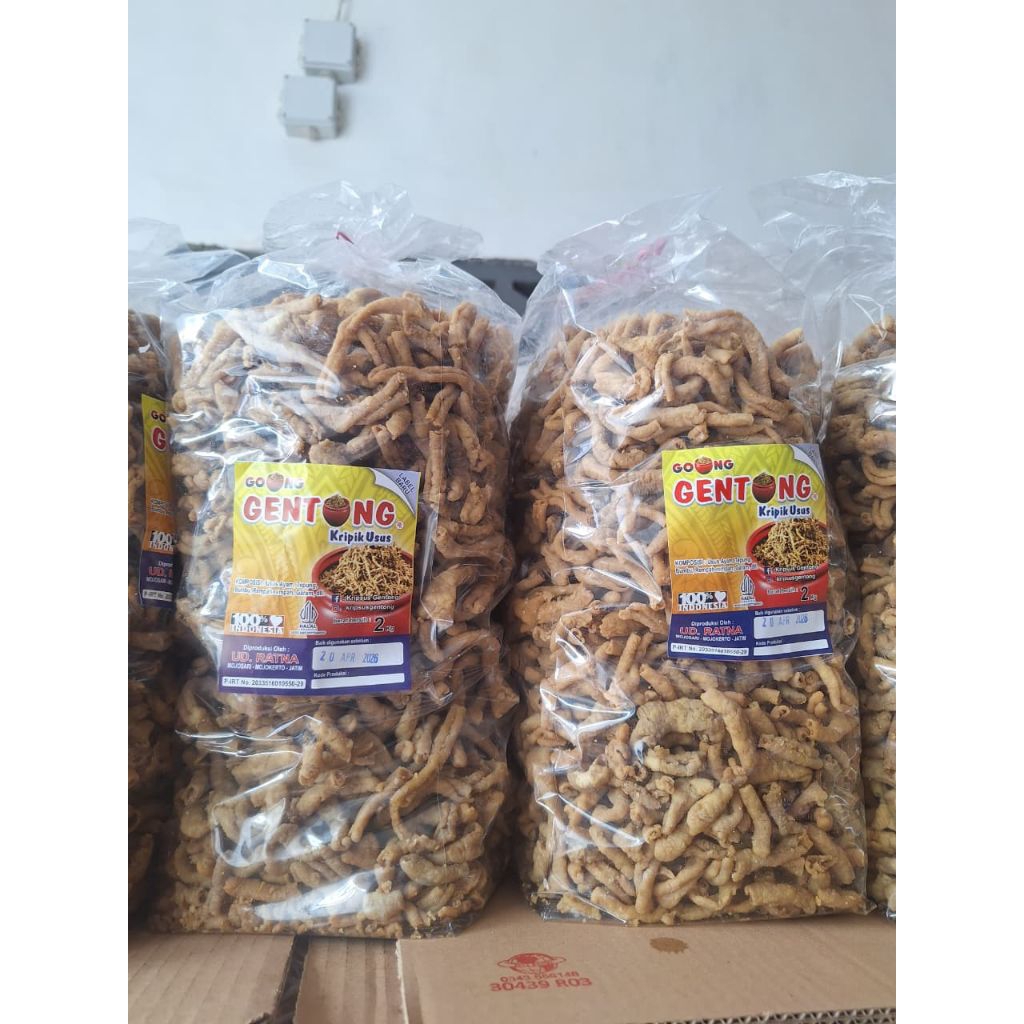 kripik usus cap gentong