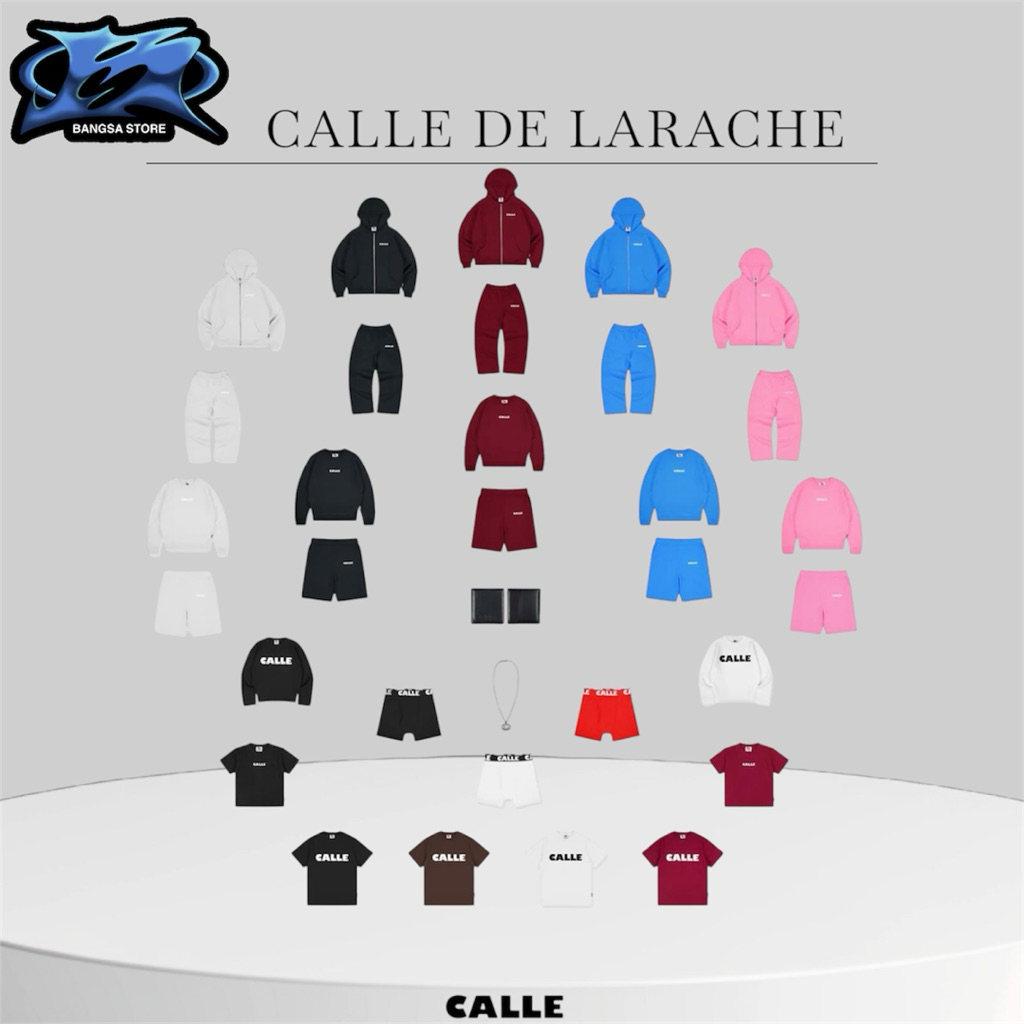 CALLE DE LARACHE (CDL) BASIC ART ZIP HOODIE, CREWNECK, SWETPANTS, BOXER, KALUNG, T-SHIRT, DOMPET REA