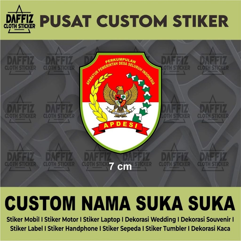 STIKER VINYL LOGO APDESI