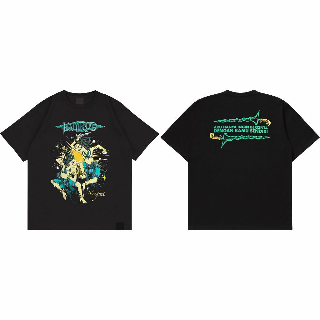 Musicislikemagic - T-shirt Jamrud - NINGRAT / Kaos Band / Baju Metal / Rock