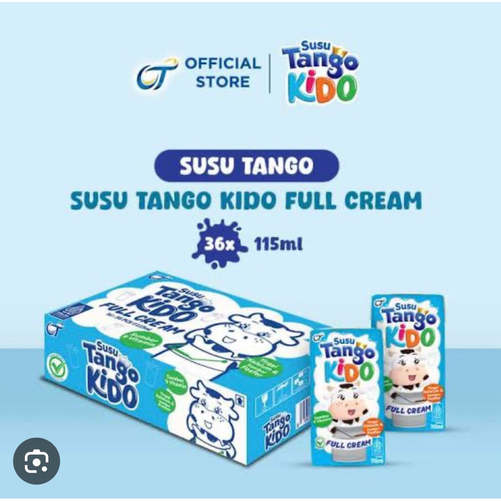 Susu Tango kido full cream 115ml