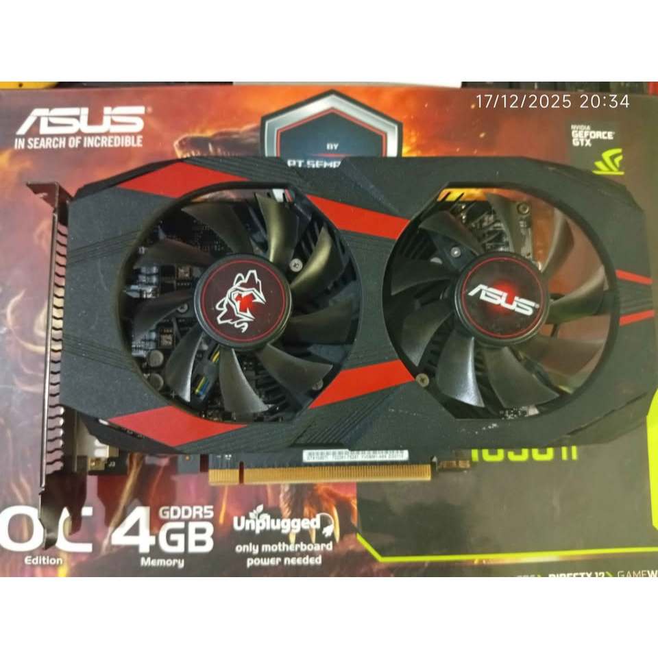 gtx1050 ti oc 4gb 128bit ddr5 Asus cerberus non pin
