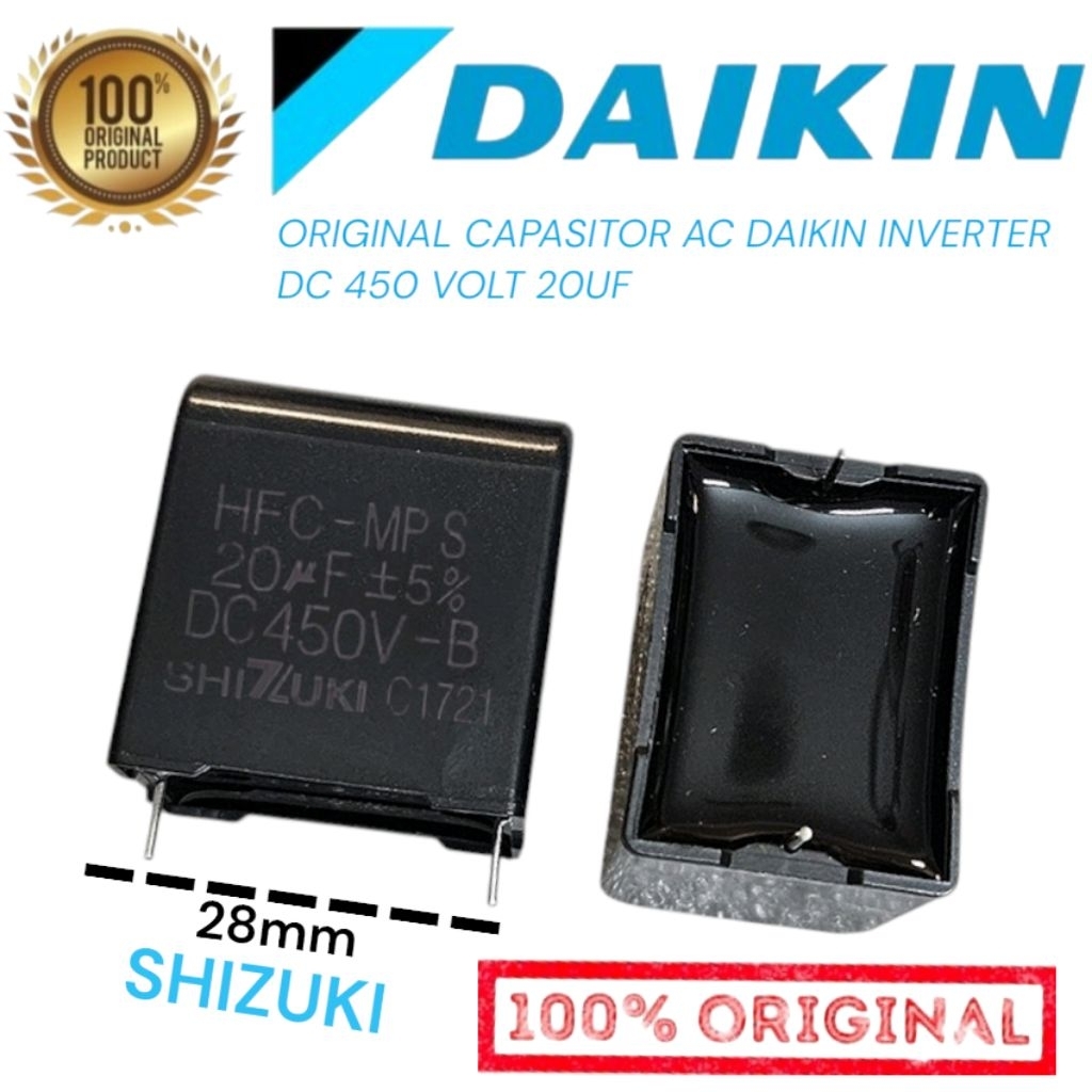 kapasitor ory daikin inverter HFC-MPS  20uf 450vdc