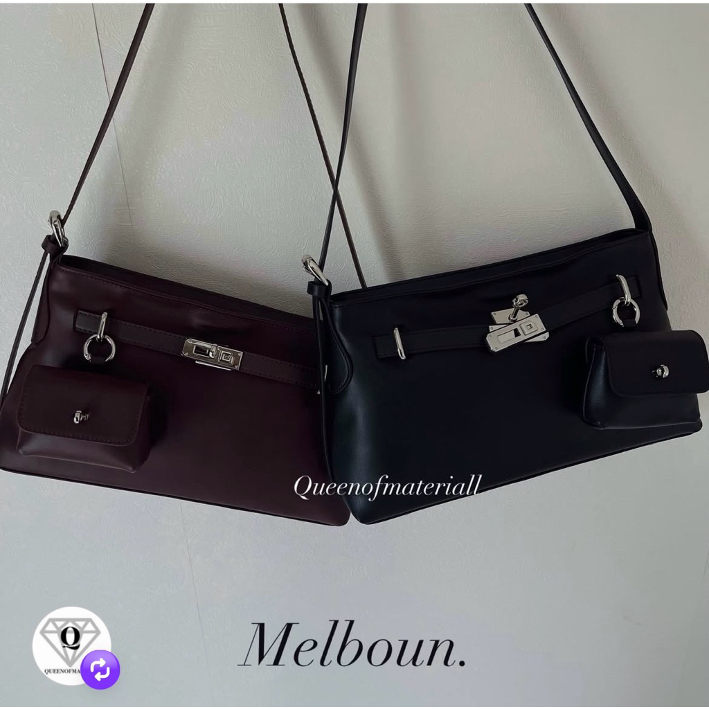QUEEN OF MATERIAL - MELBOUN BAG GENUINE LEATHER