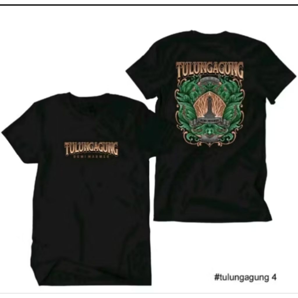 Kaos Distro TULUNGAGUNG Kaos Sablon Custom/Kaos T-shirt Pria Dan Wanita