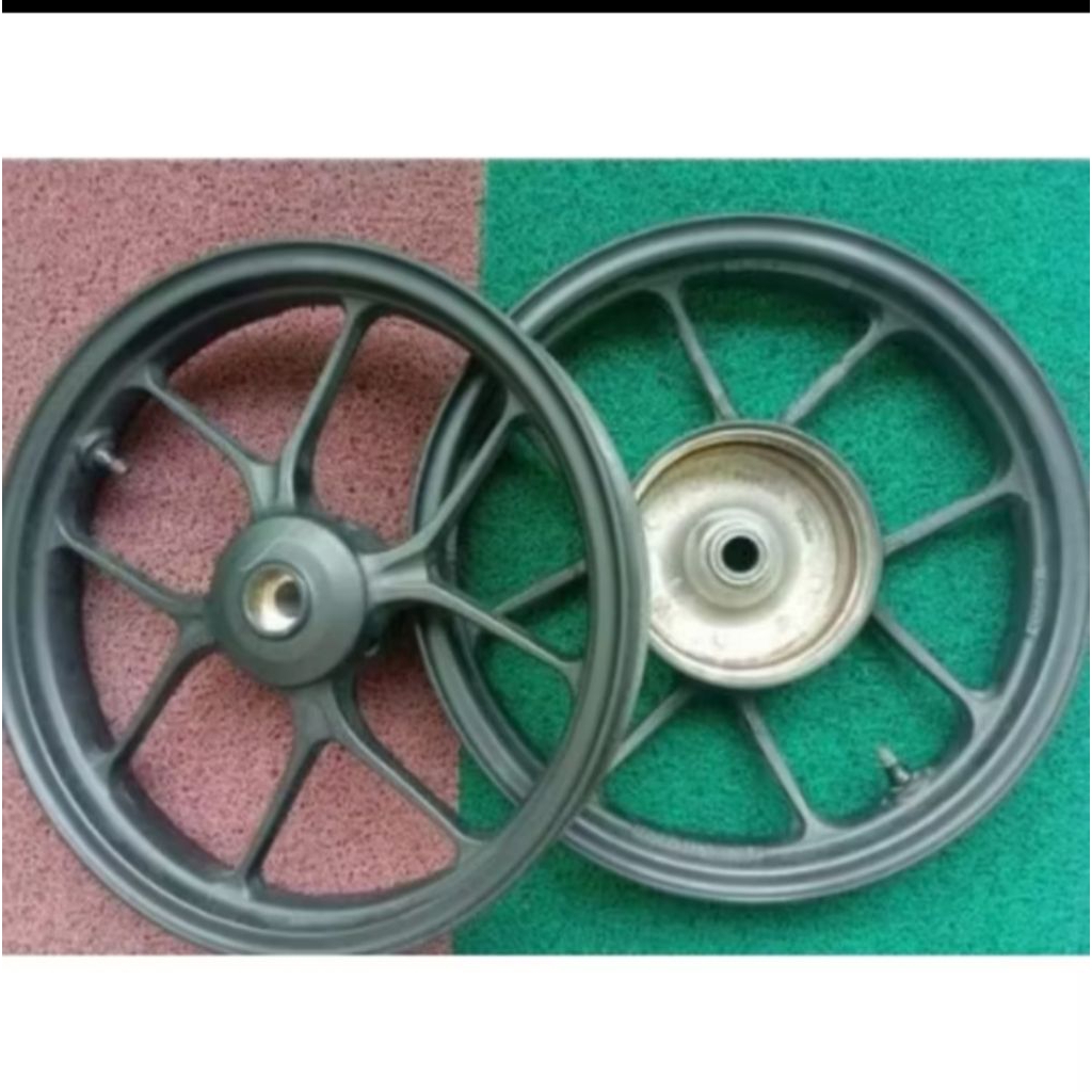 velg beat deluxe original bawaan motor sepasang depan belakang