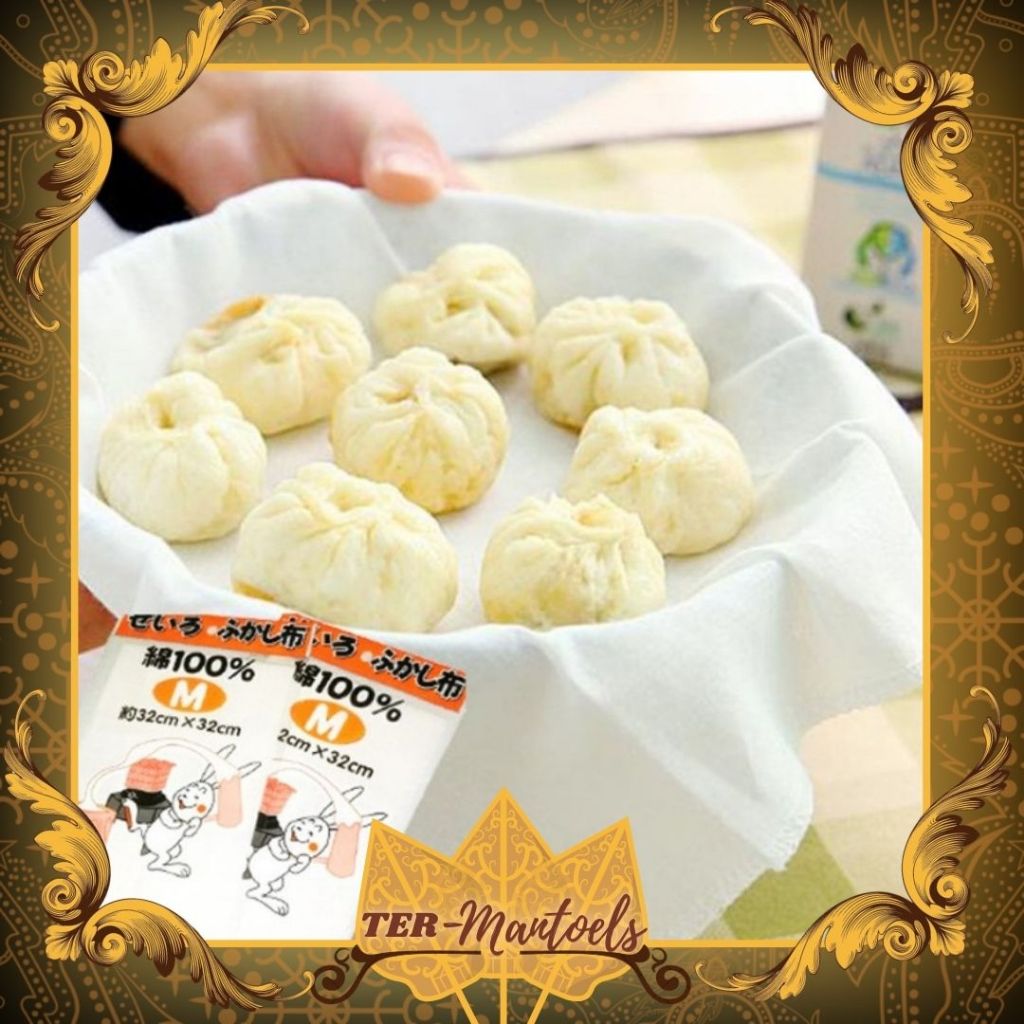 Kain Tatakan Kukusan Anti Panas / Kain Kukusan Bakpaou Anti lengket / Alas kukusan Serbaguna