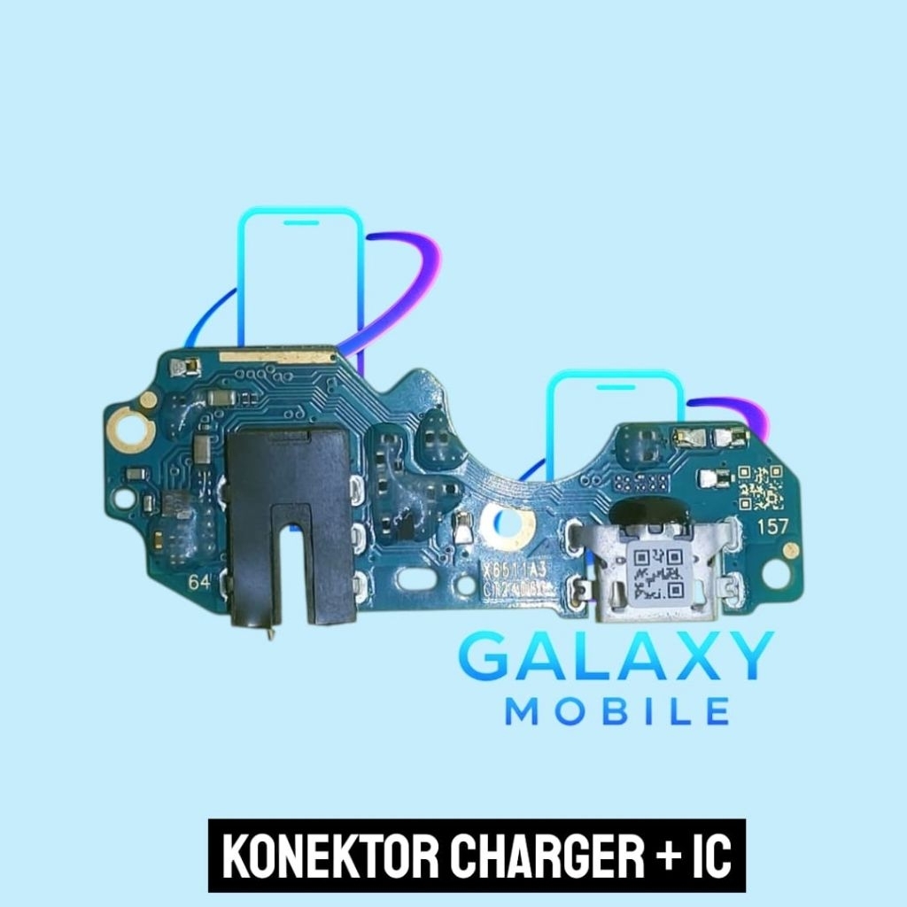 Flexible Konektor Charger Infinix Smart 6 X6511 Papan Cas Ori