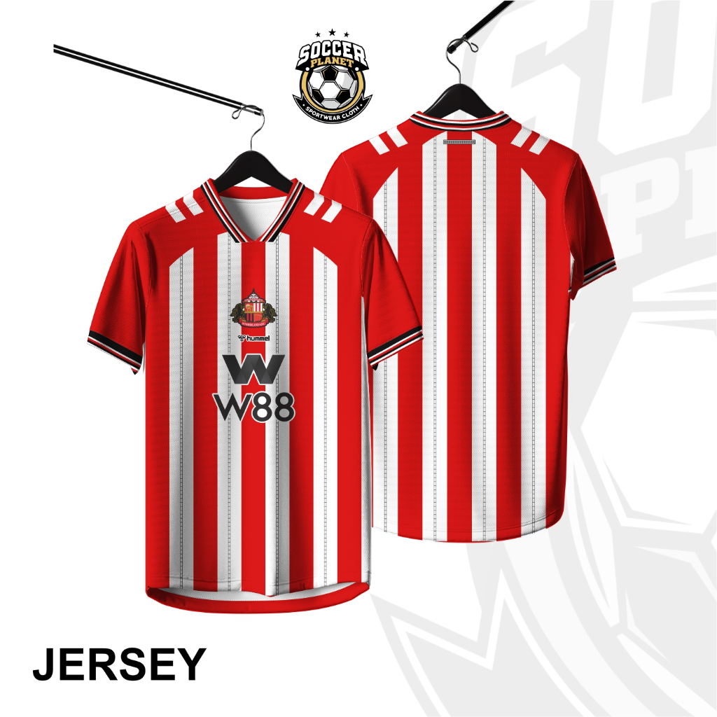 Jersey sunderland afc Next Season 2025/2026 Home Printing Sublimasi