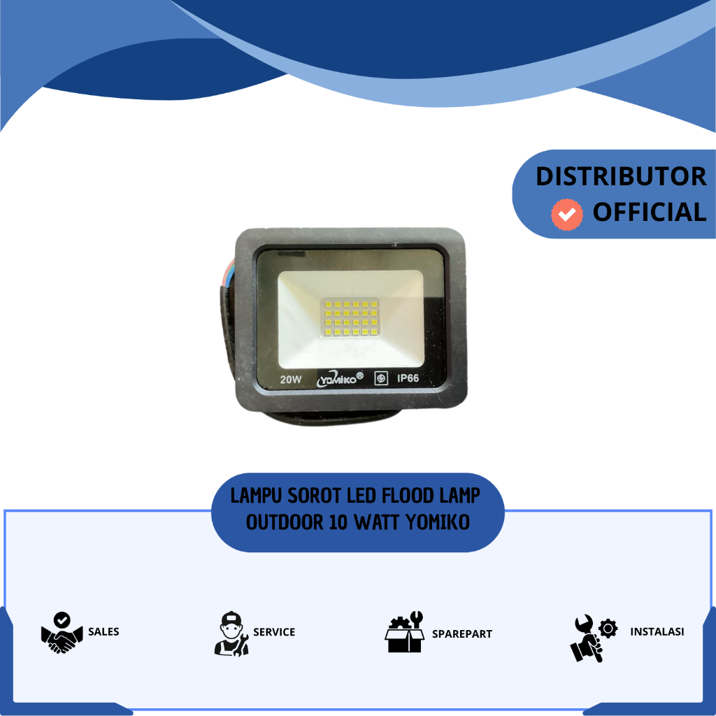 LAMPU SOROT LED FLOOD LAMP OUTDOOR YOMIKO