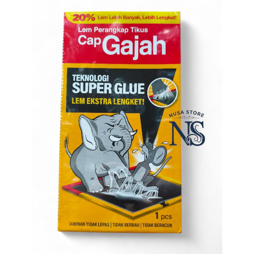 LEM CAP GAJAH PAPAN / LEM TIKUS CAP GAJAH ORIGINAL