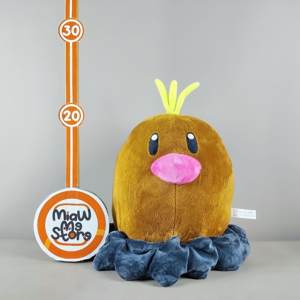 Boneka Pokemon Diglett Rare Original Pokemon Nintendo Plush