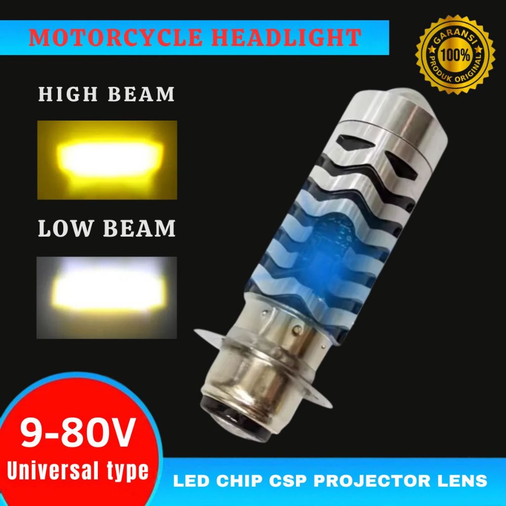 Lampu Motor Laser H6 Ac DC Super Terang Motor Matic