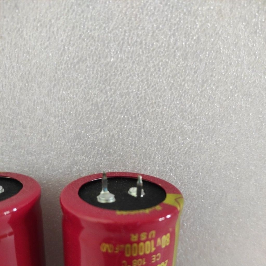 Beaded Bloom Elco Rubycon Usr Merah 80 Volt 10.000Uf(M) Elco 80 Volt