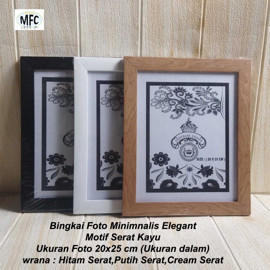 Bingkai 8R/10 R (20x25) serat kayu