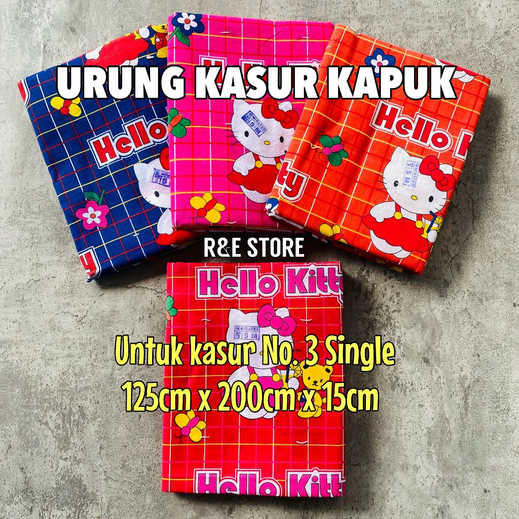 Urung Kasur Kapuk No 3 Ukuran 125x200cm / Sarung Kasur Isi Kapuk / Kulit Kasur Kapuk Kain Katun