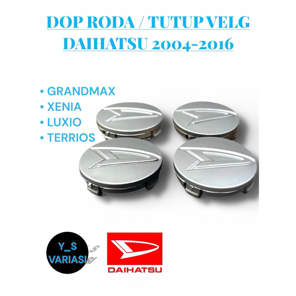 DOP RODA / TUTUP VELG XENIA | GRANDMAX | LUXIO 2004-2016 ORI