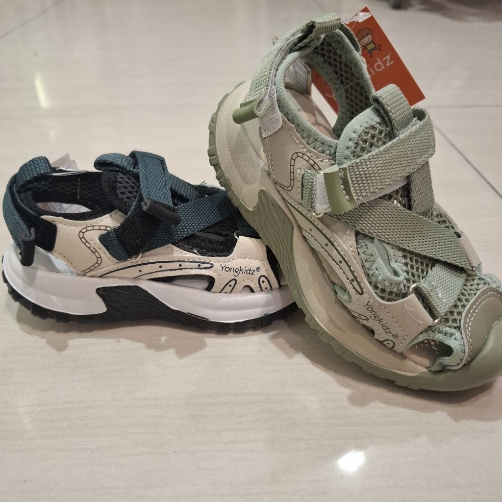 YONGKIDZ Sepatu sandal anak laki-laki terbaru size dari 26-31