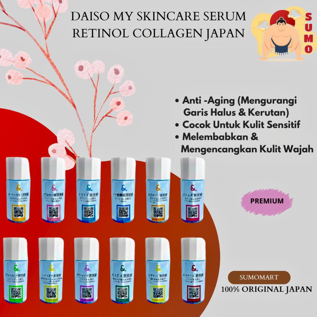 DAISO JAPAN WHITENING MY SKIN CARE FACE SERUM (PERAWATAN WAJAH SENSITIF) 100% ORIGINAL JAPAN